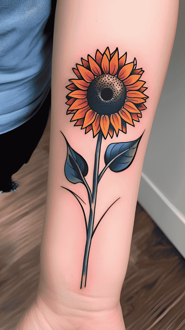Sunflower Tattoo Ideas