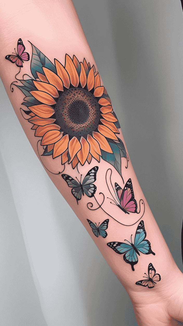 Sunflower Tattoo Ideas