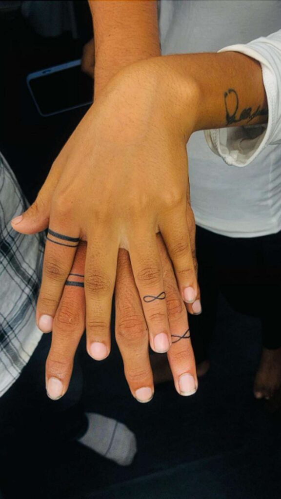 Couple Finger Tattoo Ideas