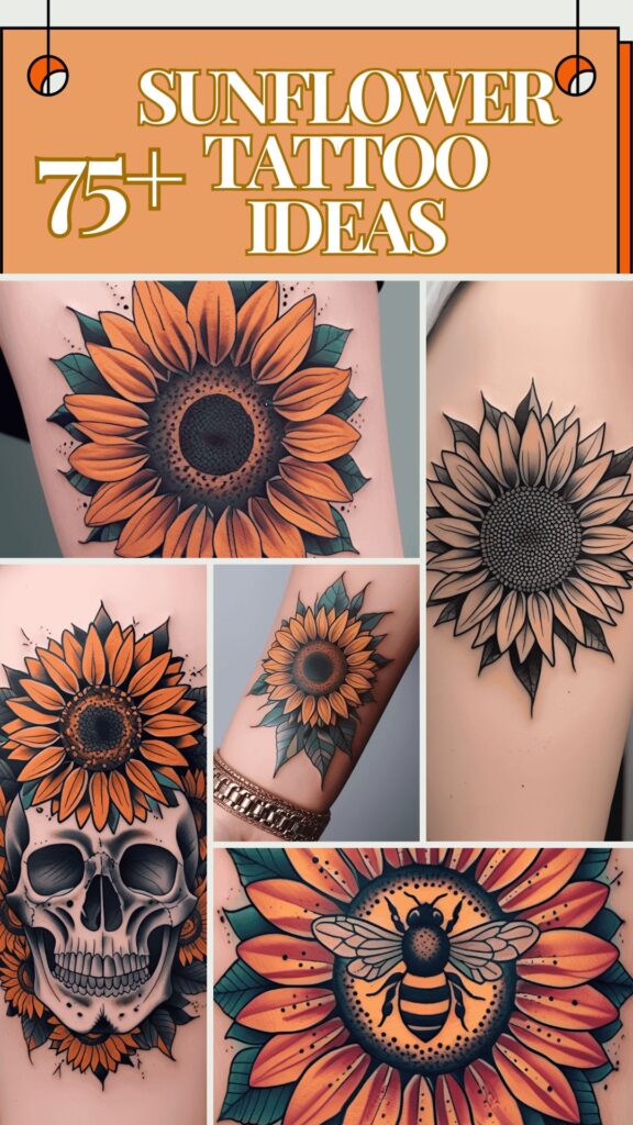 Sunflower Tattoo Ideas