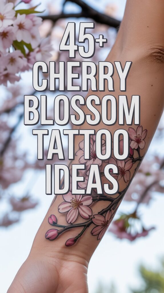 Cherry Blossom Tattoo Ideas