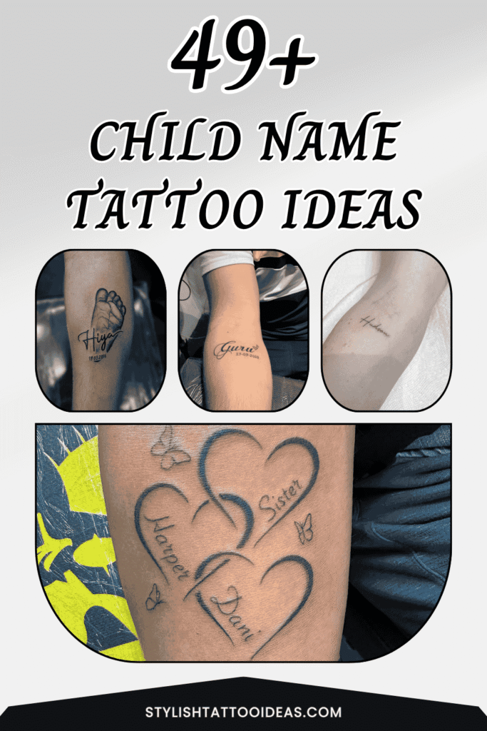 Child Name Tattoo Ideas