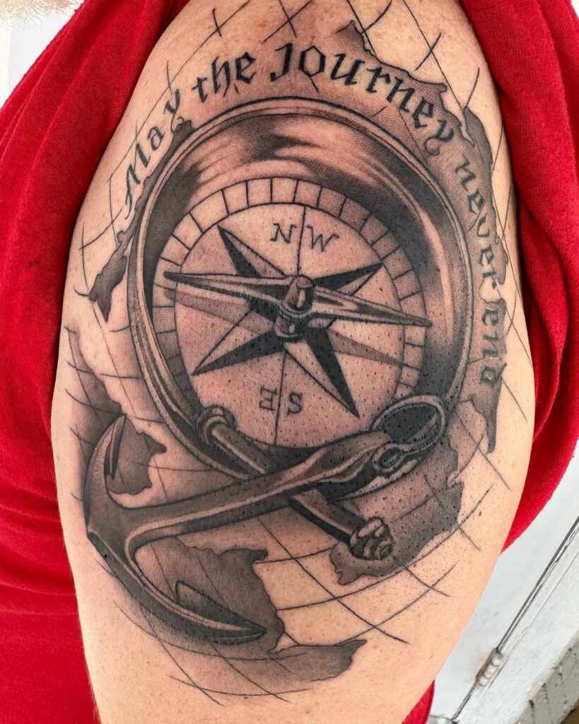 Compass Tattoo Ideas