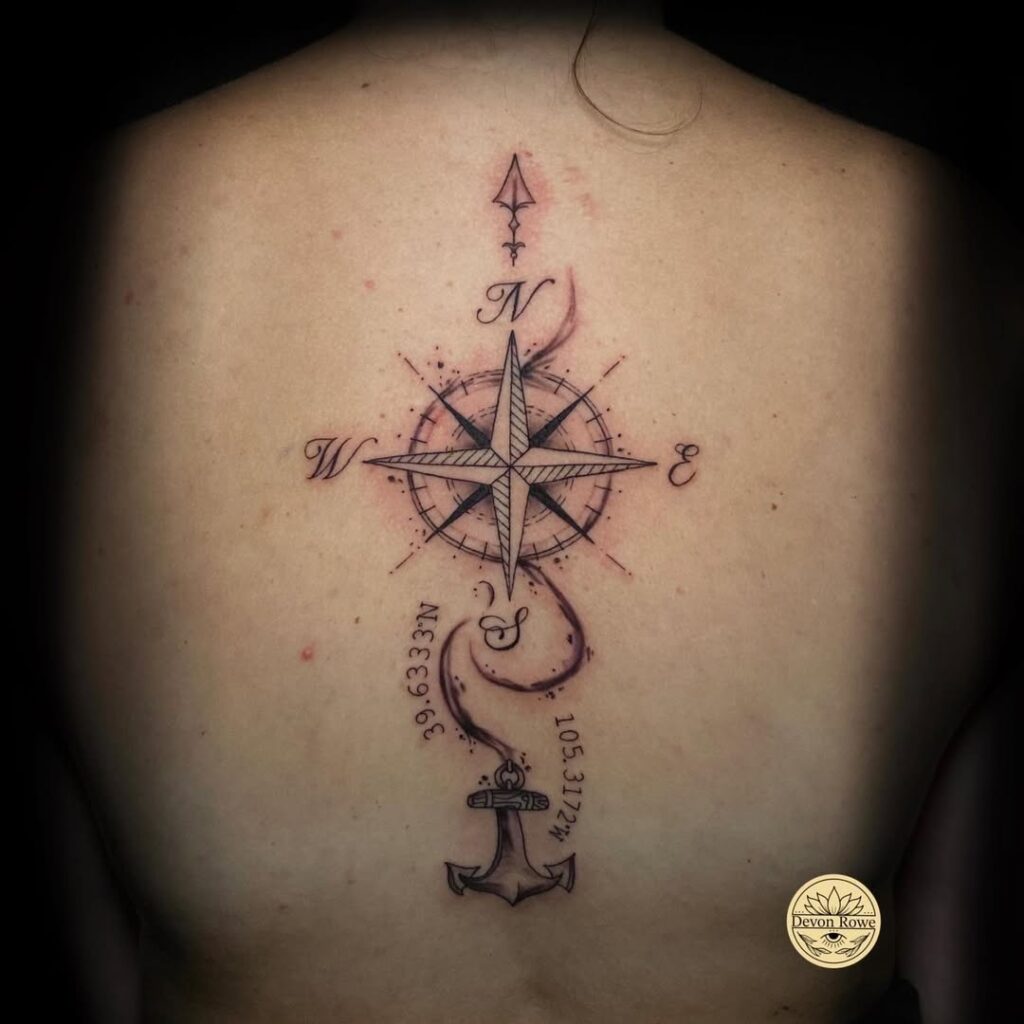 Compass Tattoo Ideas
