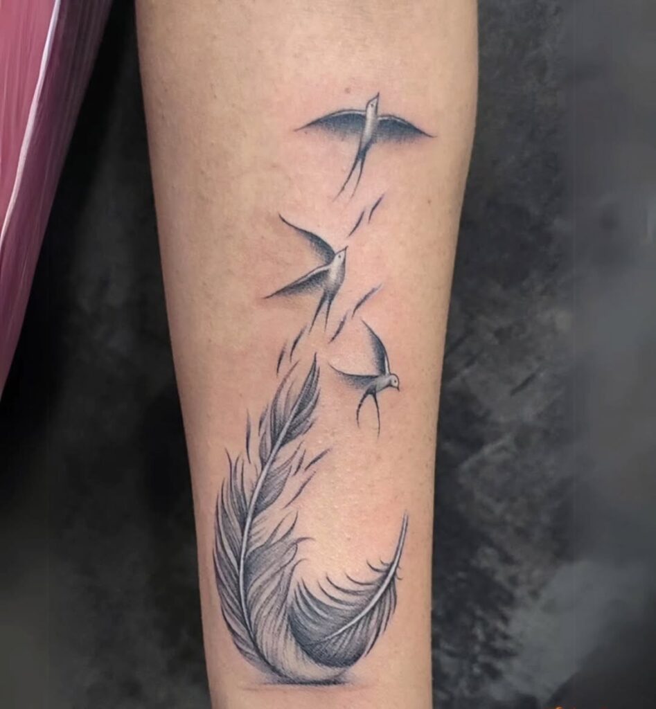 Feather Tattoo Ideas