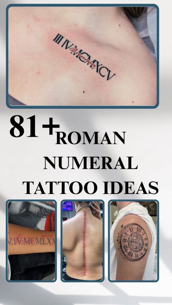 Roman Numeral Tattoo Ideas