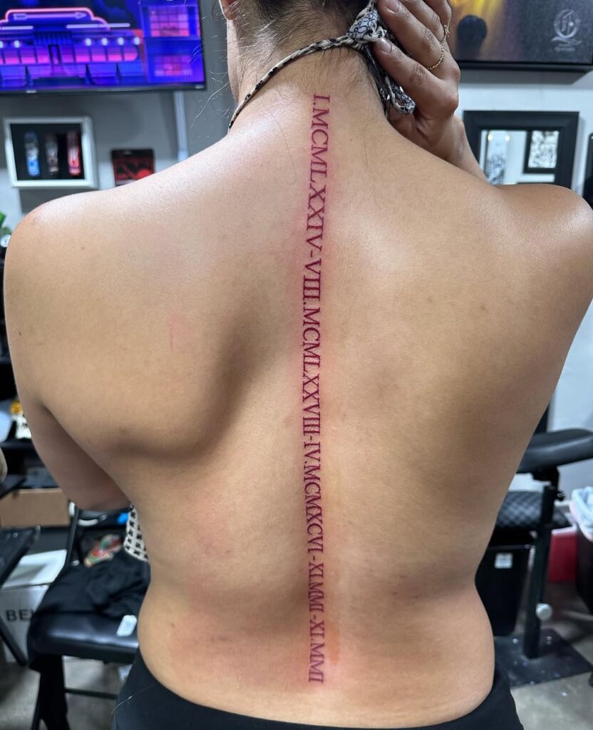 Roman Numeral Tattoo Ideas