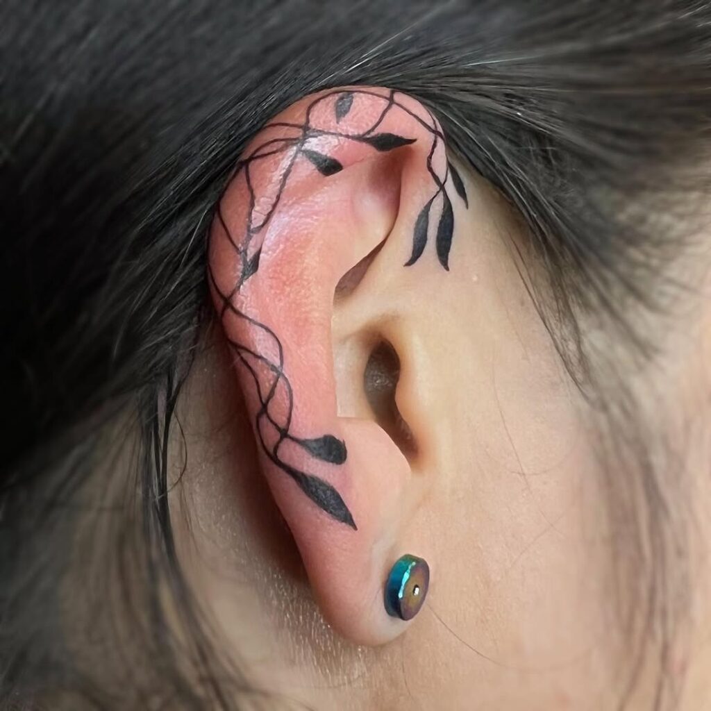Ear Tattoo Ideas