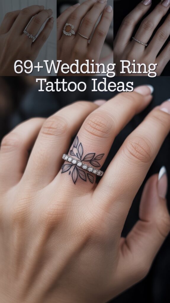 Wedding ring tattoo ideas