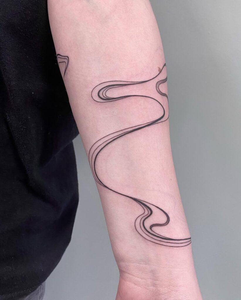 Line tattoo ideas