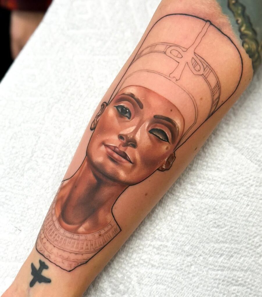 Queen Nefertiti Tattoo Ideas