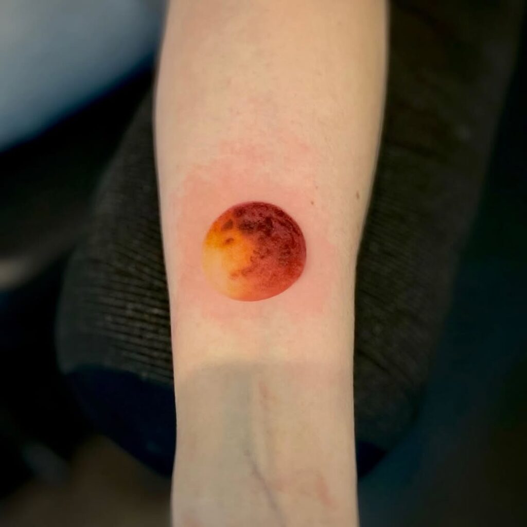 Red Moon Tattoo Ideas
