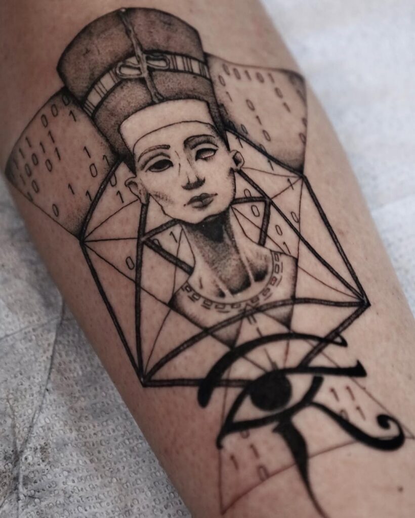 Queen Nefertiti Tattoo Ideas