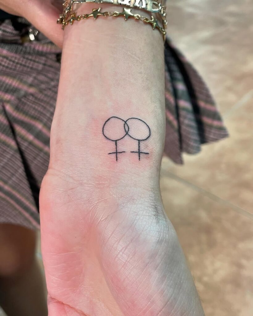 Lesbian Couple Tattoos Ideas