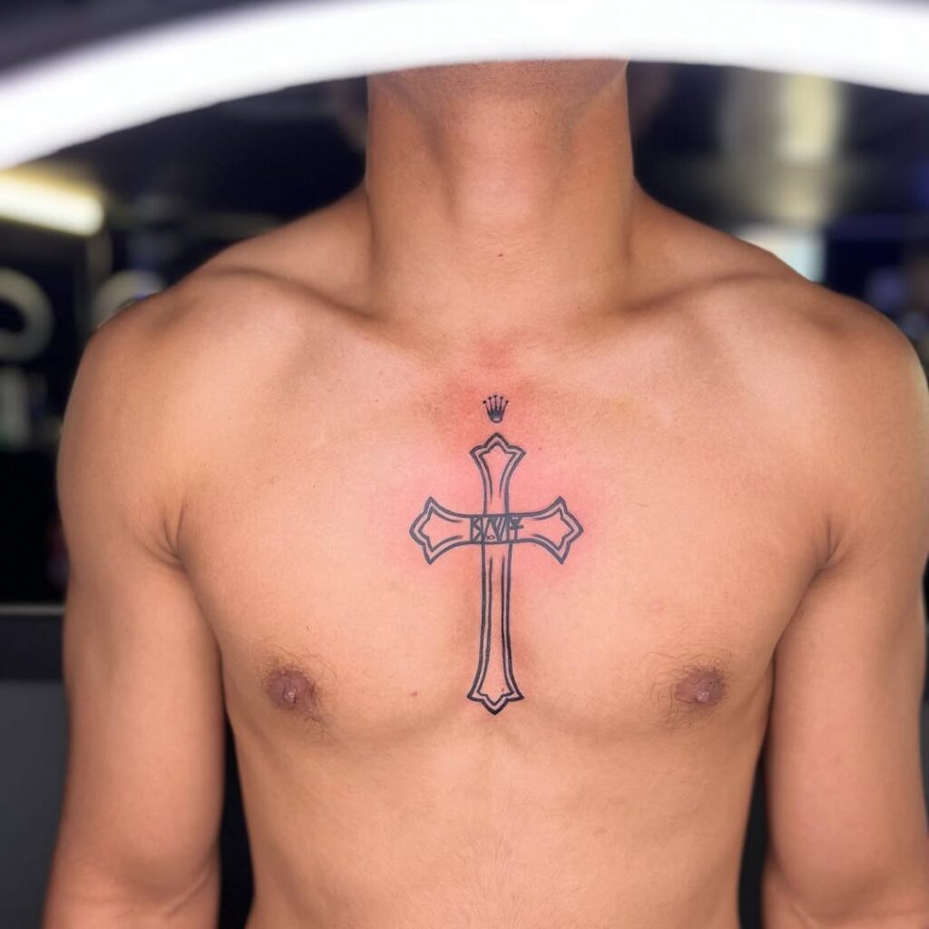 Christian Chest Tattoo Ideas