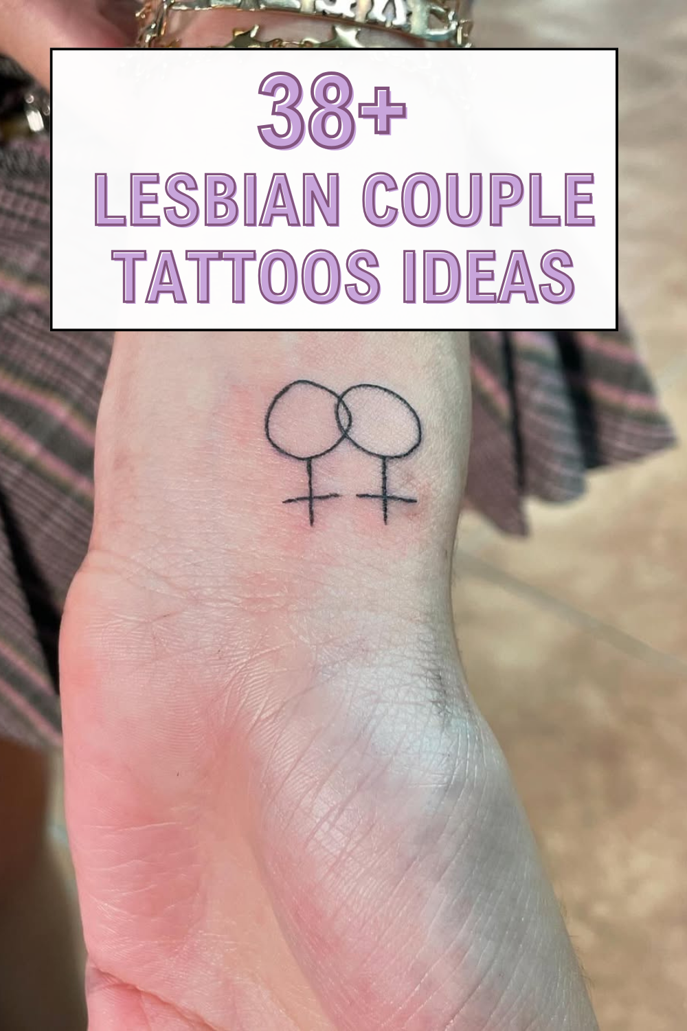 Lesbian Couple Tattoos Ideas-Love and Pride