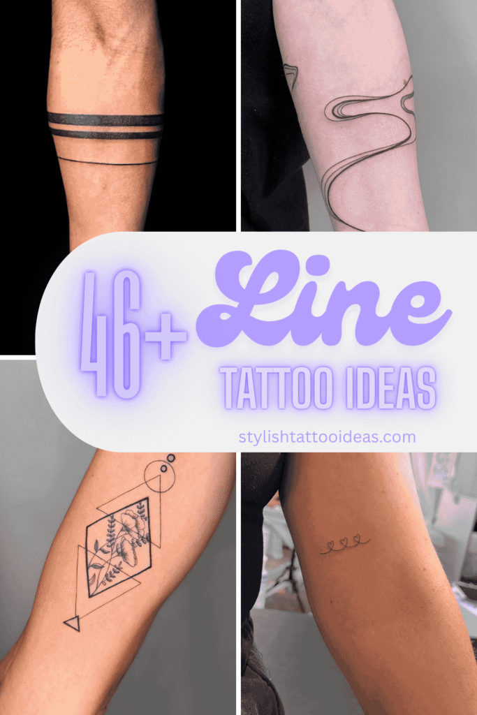 Line tattoo ideas