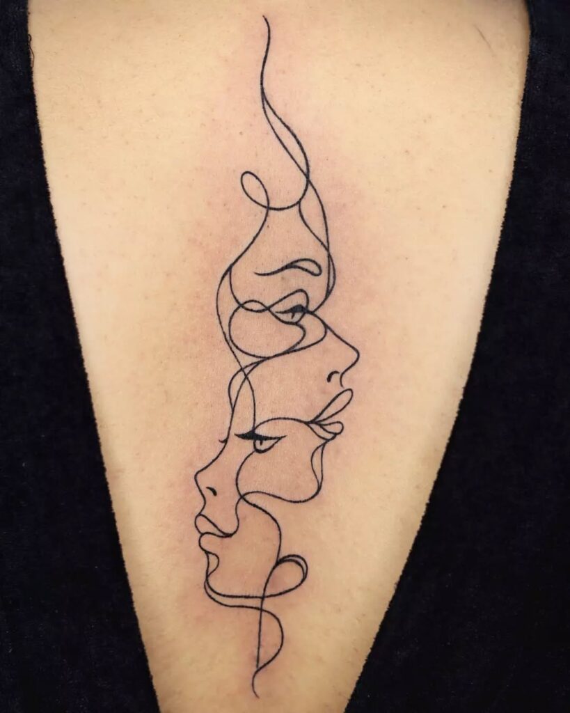 Line tattoo ideas