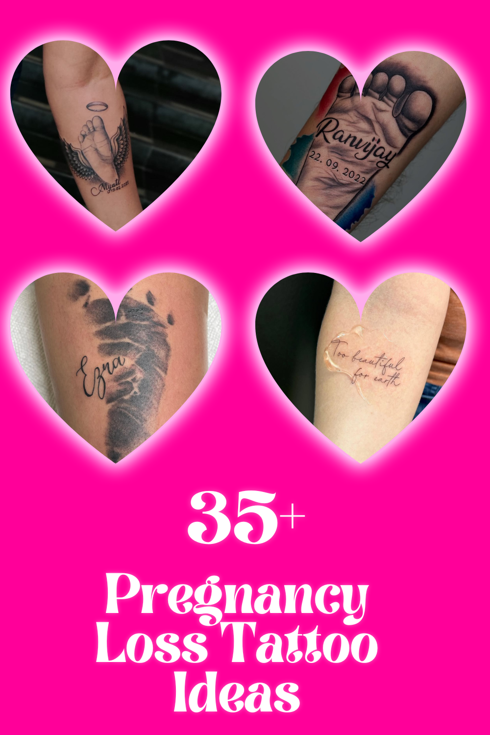 Pregnancy Loss Tattoo Ideas: Healing Ink Symbols
