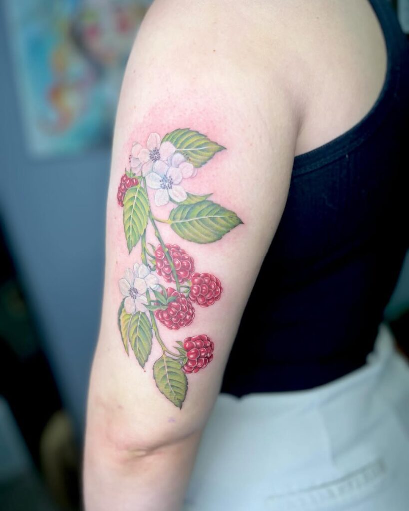Raspberry Tattoo Ideas