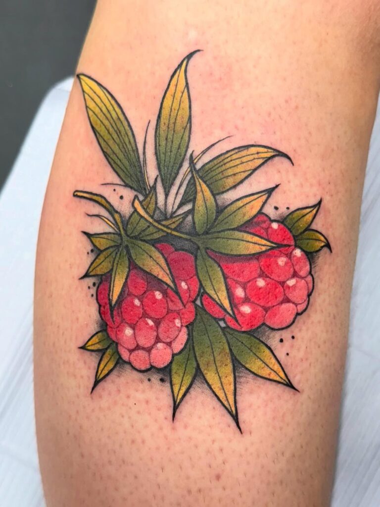 Raspberry Tattoo Ideas