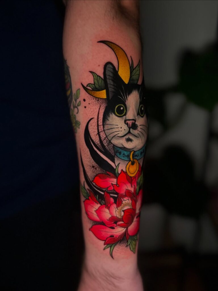 Red Moon Tattoo Ideas