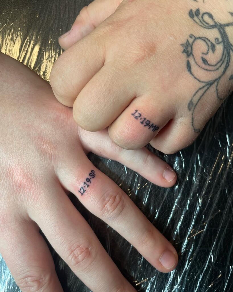 Birth Date Tattoo Ideas