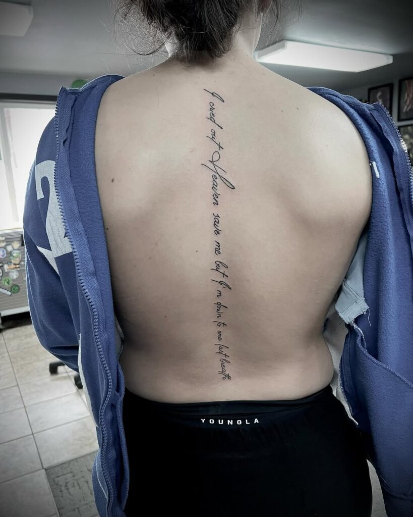 Spine Tattoo Ideas