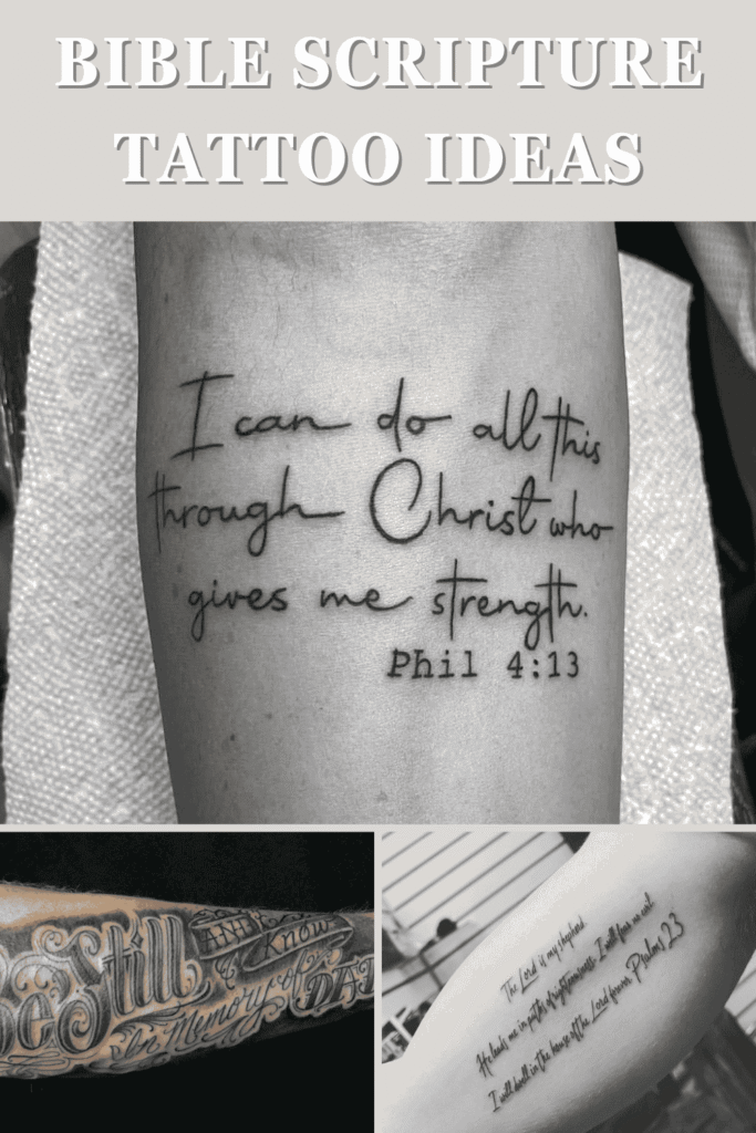 Bible Scripture Tattoo Ideas
