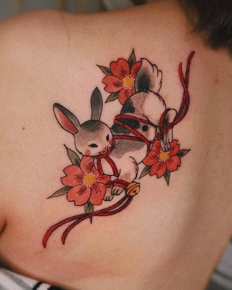 Rope Bunny Tattoo Ideas