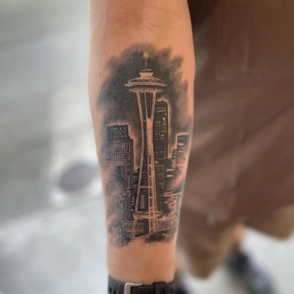 Space Needle Tattoo Ideas