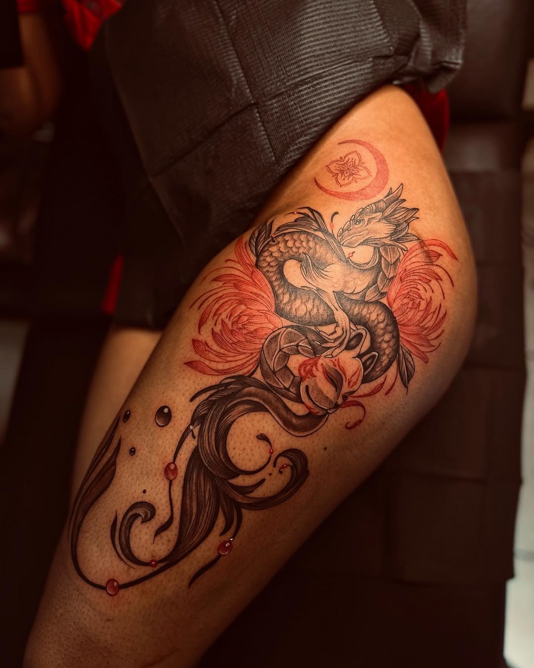 Thigh Tattoo Men Ideas
