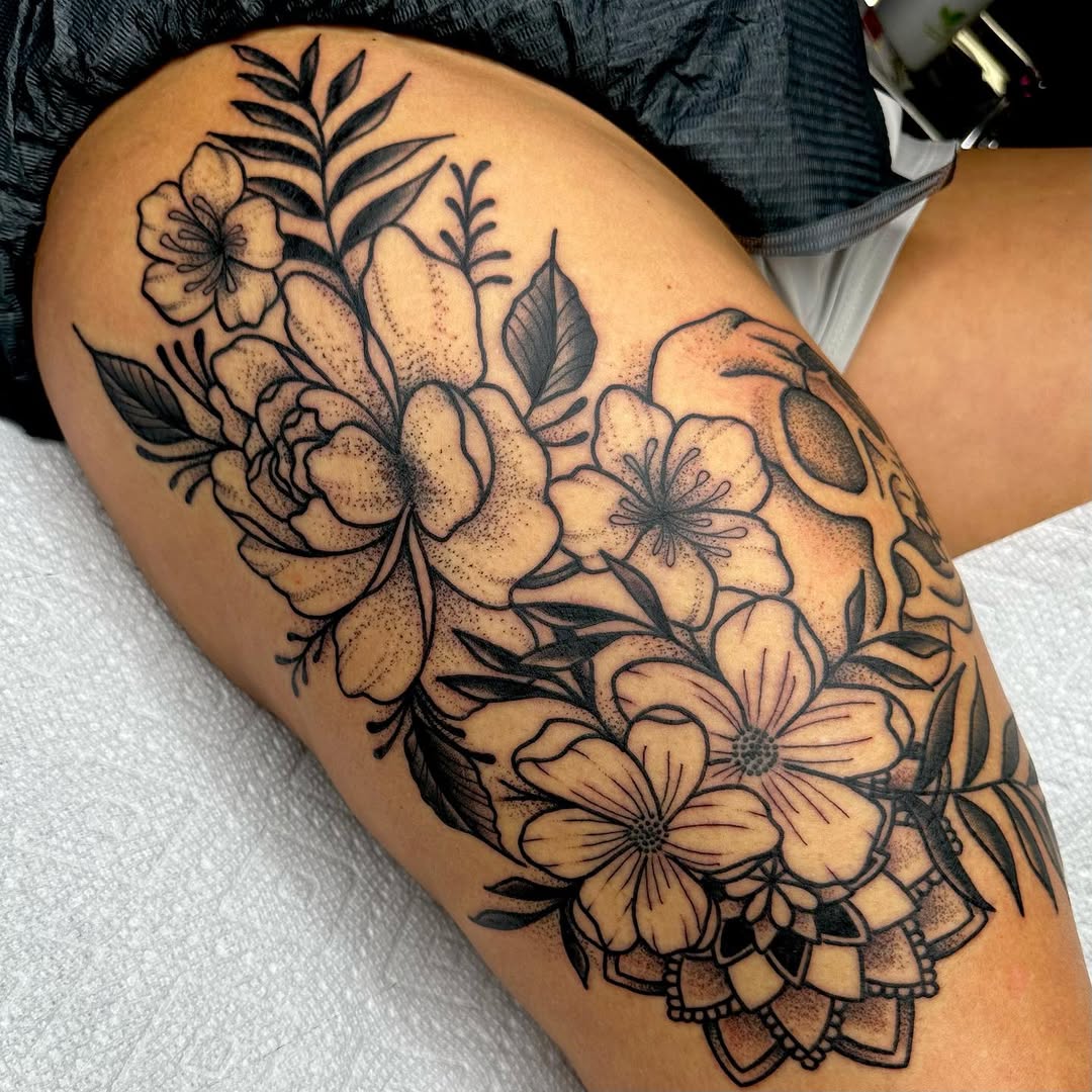 Thigh Tattoo Ideas for Women