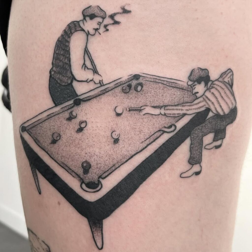 Snooker Tattoo Ideas
