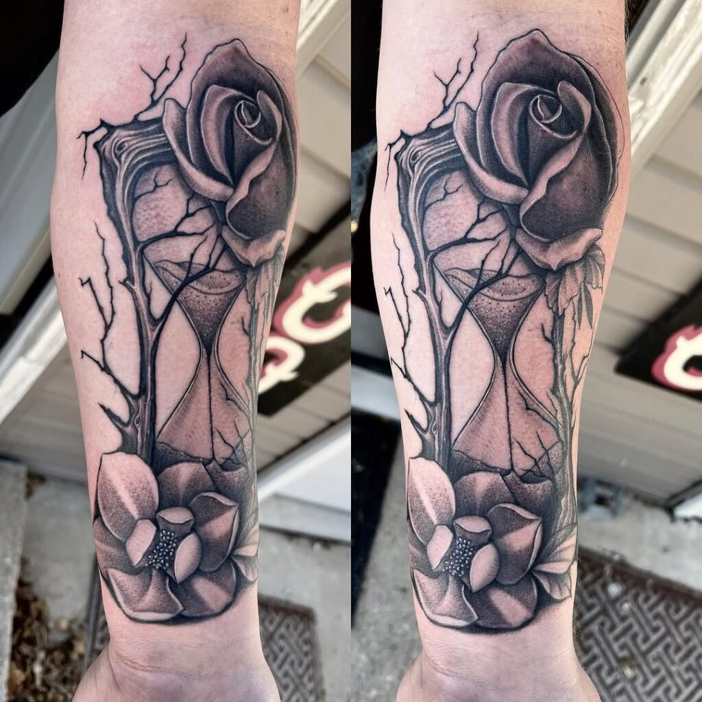 Hourglass Tattoo Ideas