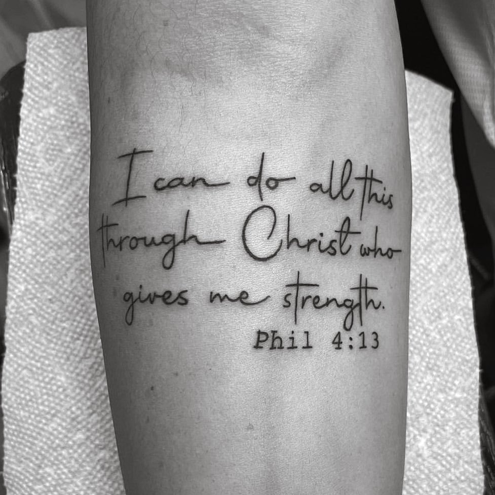 Bible Scripture Tattoo Ideas