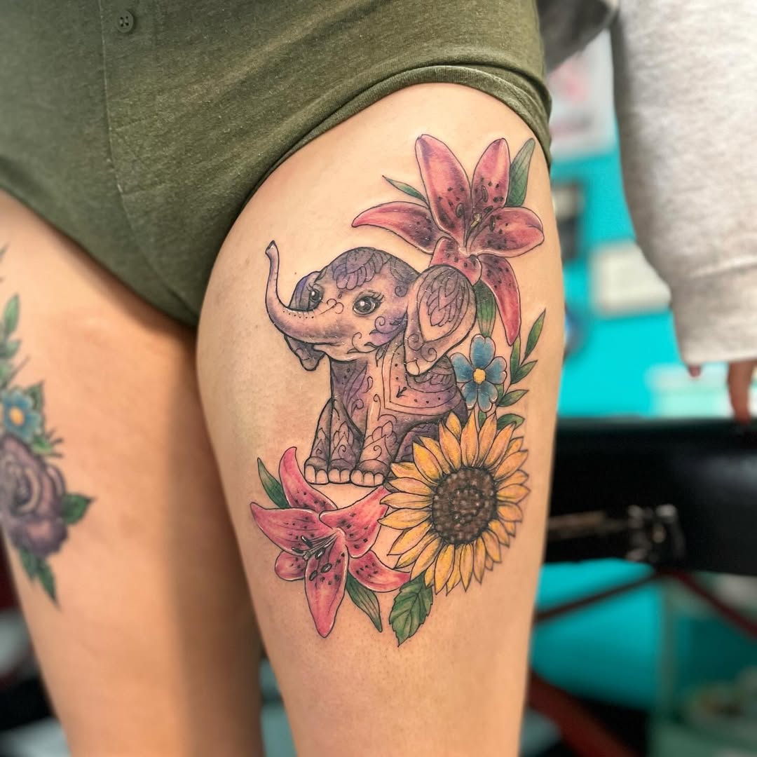 Thigh Tattoo Ideas for Women