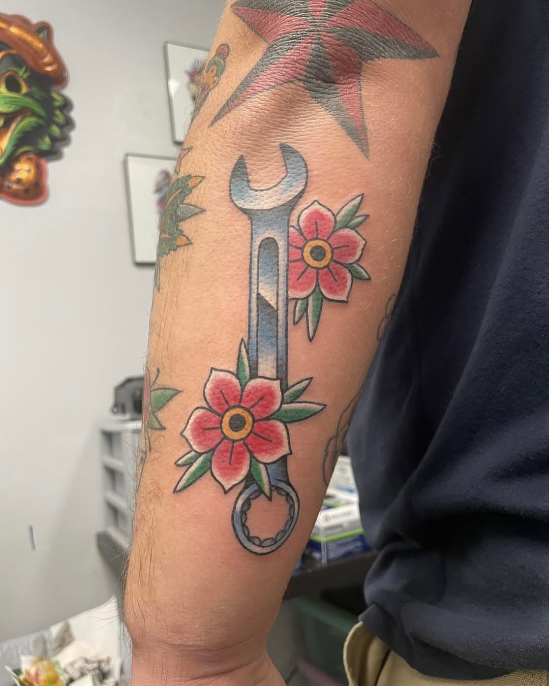 Pipe Wrench Tattoo Ideas