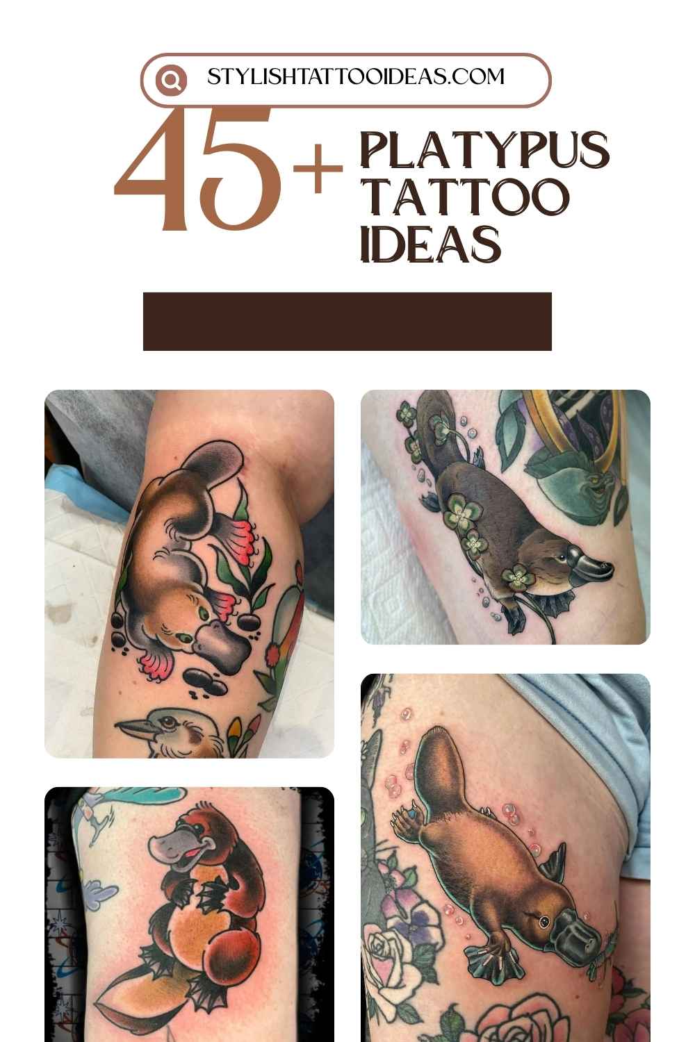 Platypus Tattoo Ideas