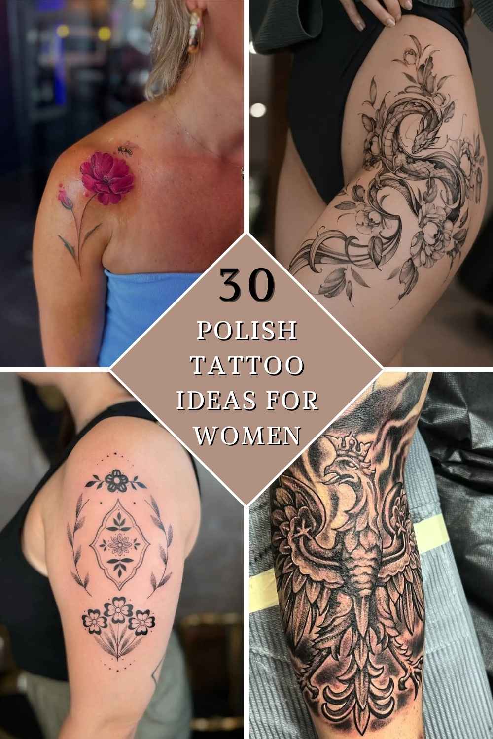 Polish Tattoo Ideas for Women