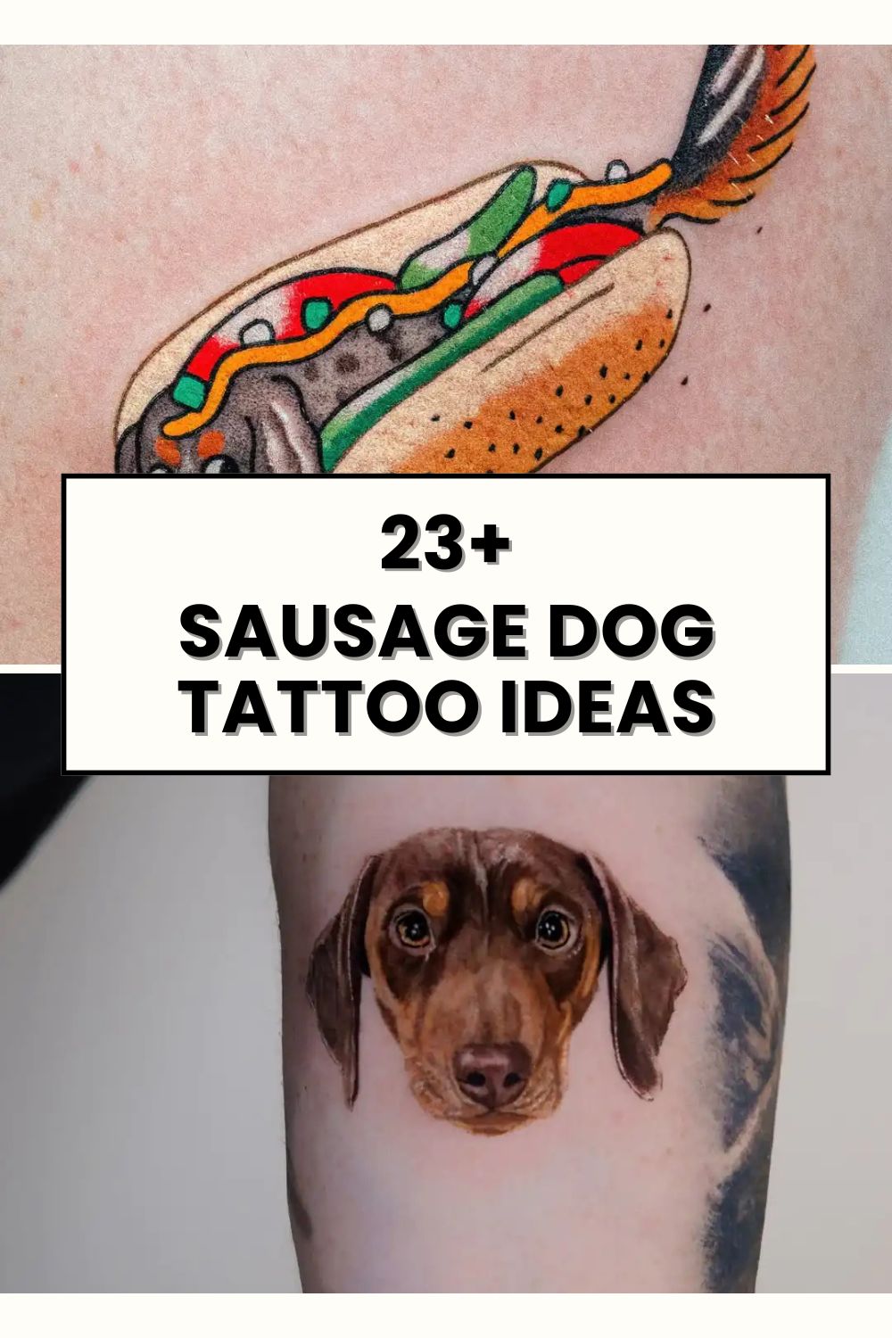 Sausage Dog Tattoo Ideas