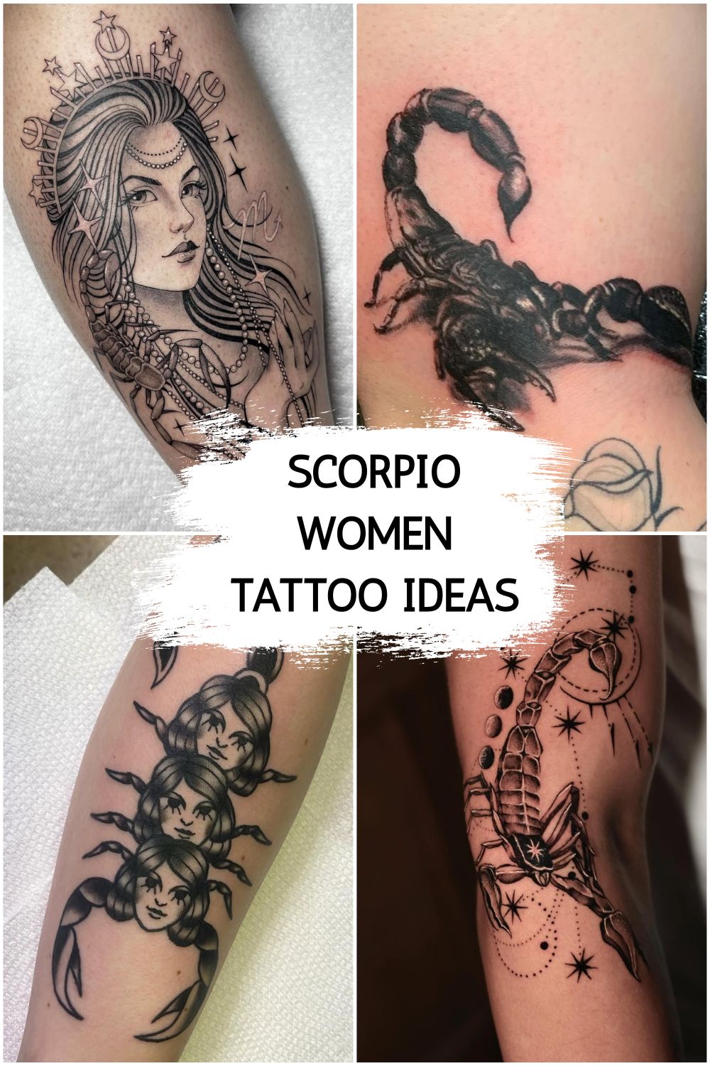 Scorpio Women Tattoo Ideas