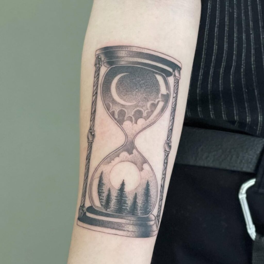 Hourglass Tattoo Ideas