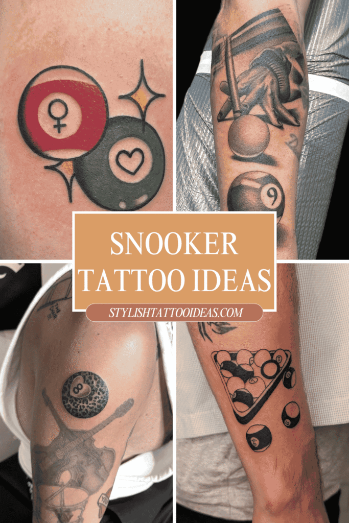 Snooker Tattoo Ideas