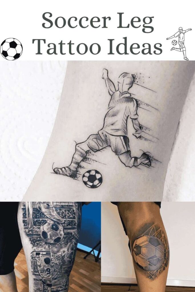 Soccer Leg Tattoo Ideas