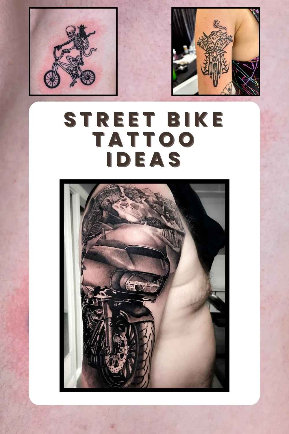 Street Bike Tattoo Ideas