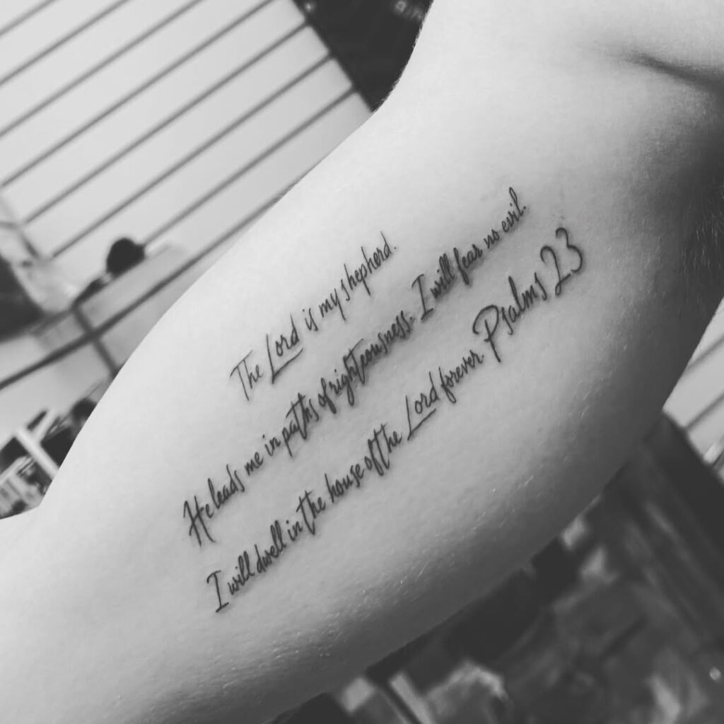 Bible Scripture Tattoo Ideas
