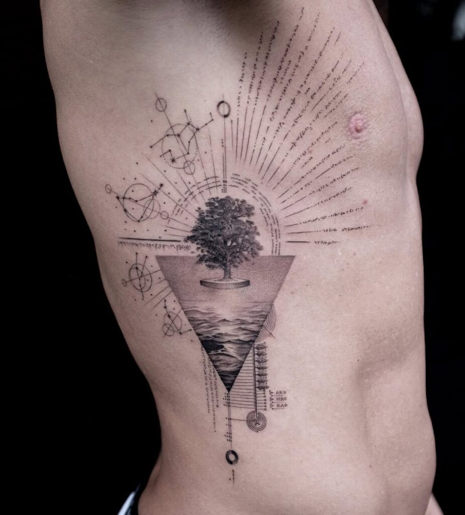 Water Symbol Tattoo Idea