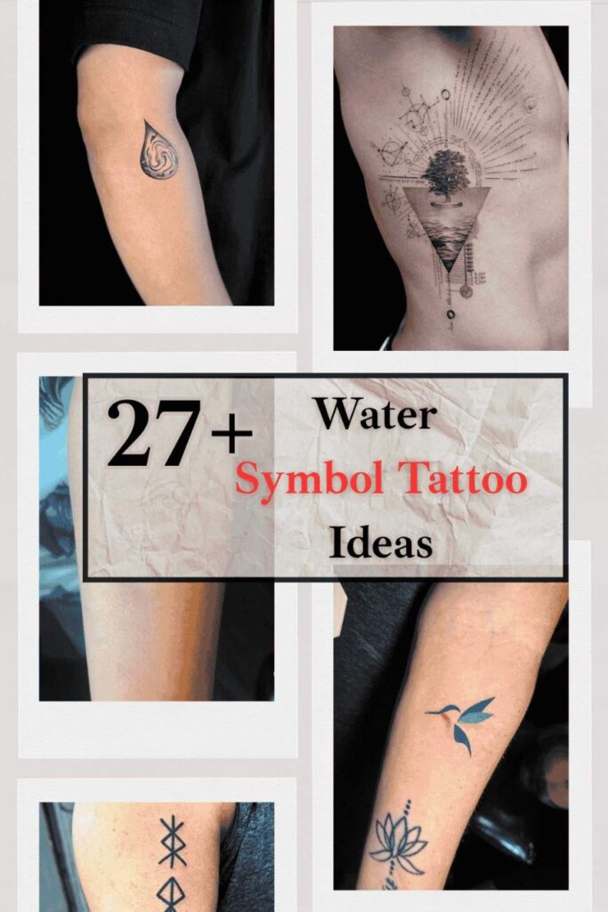 Water Symbol Tattoo Idea
