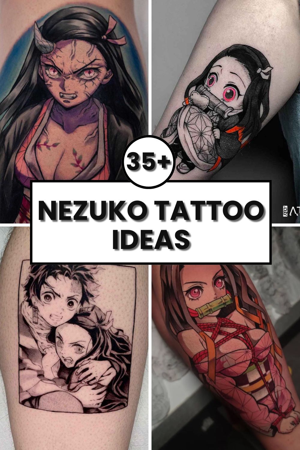 Nezuko Tattoo Ideas